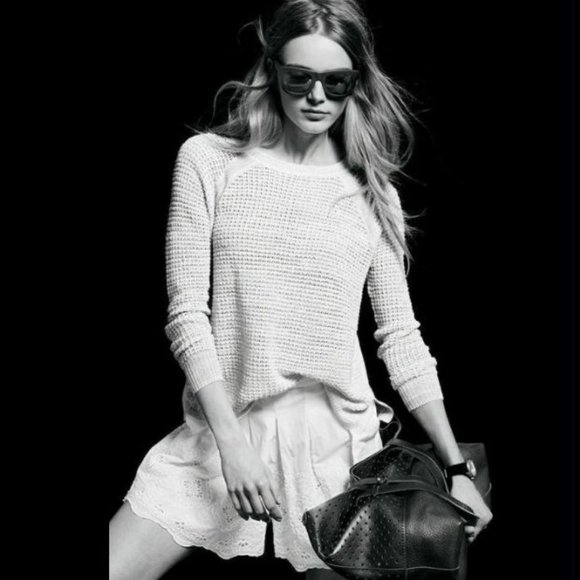 J.Crew Pleated Eyelet Skort in White (Ivory) Size 00 - Picture 1 of 13